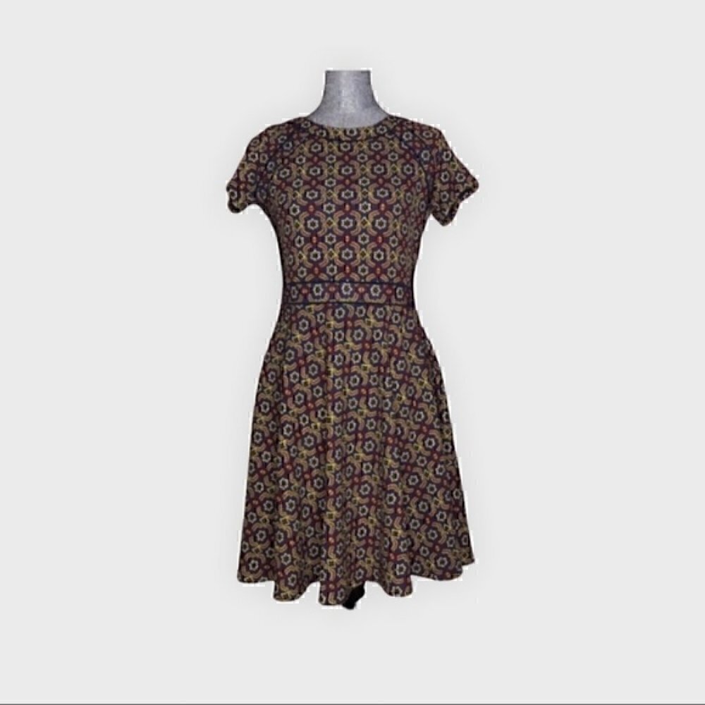 Paper Dolls kaleidoscope design midi dress